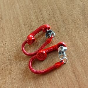 Vintage R.N.K telephone earrings